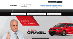 Desktop Screenshot of gravelauto-iledessoeurs.com