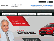 Tablet Screenshot of gravelauto-iledessoeurs.com